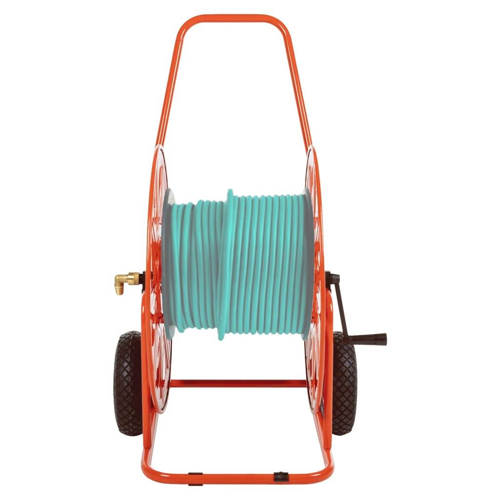 PANGIVO - Chariot d'enrouleur pour tuyau acier rouge et noir 67 x 61.5 x 101.5 cm - PANGIVO - Image 2