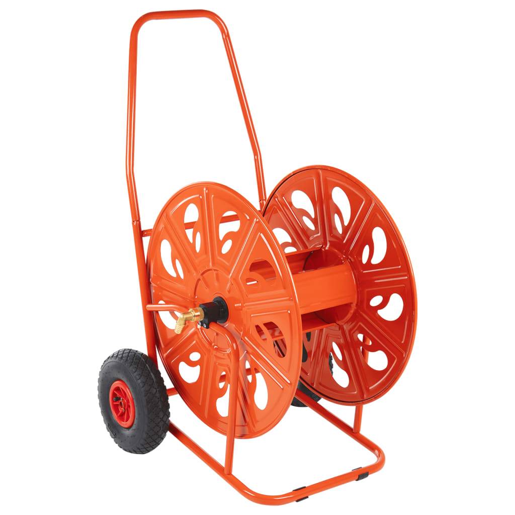 PANGIVO - Chariot d'enrouleur pour tuyau acier rouge et noir 67 x 61.5 x 101.5 cm - PANGIVO - Image 1