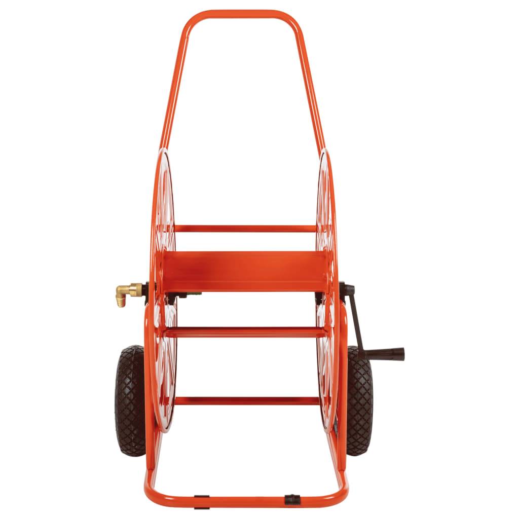 PANGIVO - Chariot d'enrouleur pour tuyau acier rouge et noir 67 x 61.5 x 101.5 cm - PANGIVO - Image 3