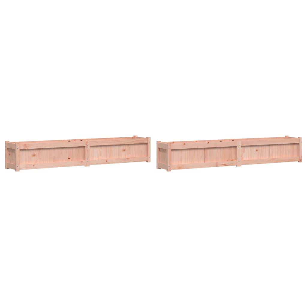 Maison Chic - Lot de 2 Jardinières - Bac à Fleurs - Pot De Fleurs bois massif douglas - Image 1