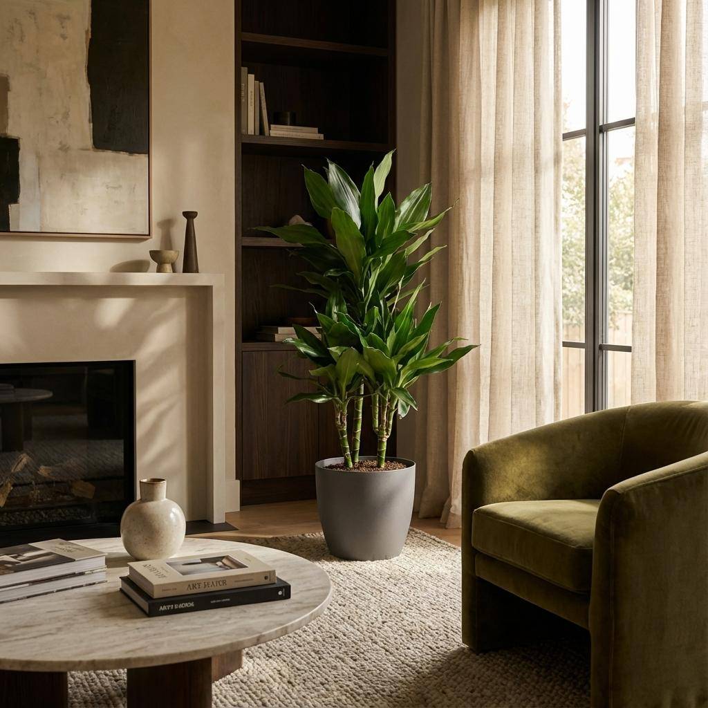 Dracaena Janet Lindt - Pot de 21cm - Hauteur 95cm - Gris - Plantes d'intérieur - Image 2