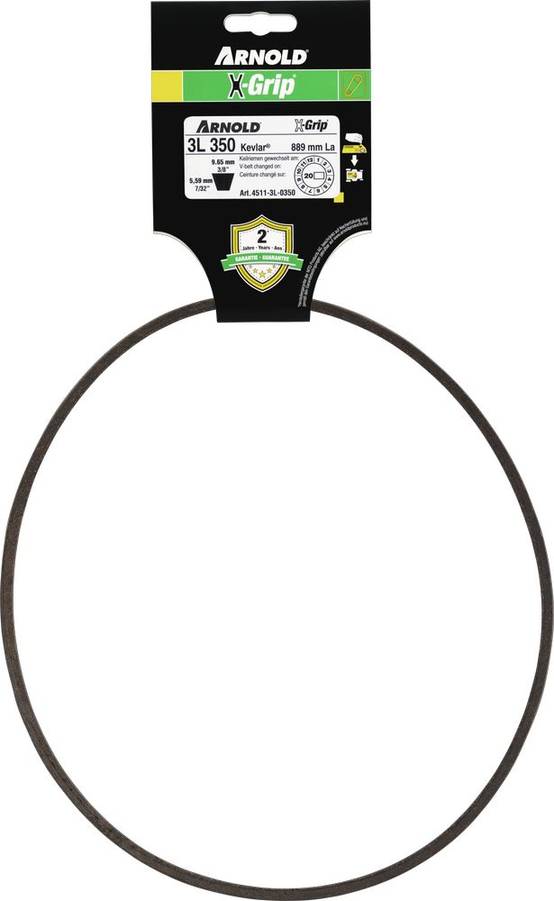 Arnold - Courroie trapézoïdale X-Grip V de type 3L350 Arnold - Image 1