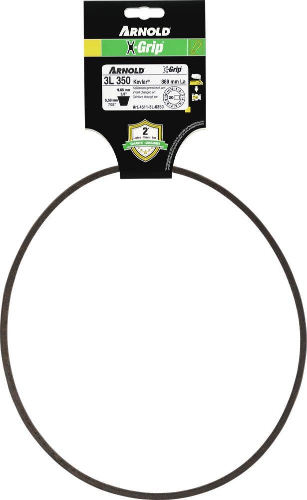 Arnold - Courroie trapézoïdale X-Grip V de type 3L350 Arnold - Image 1