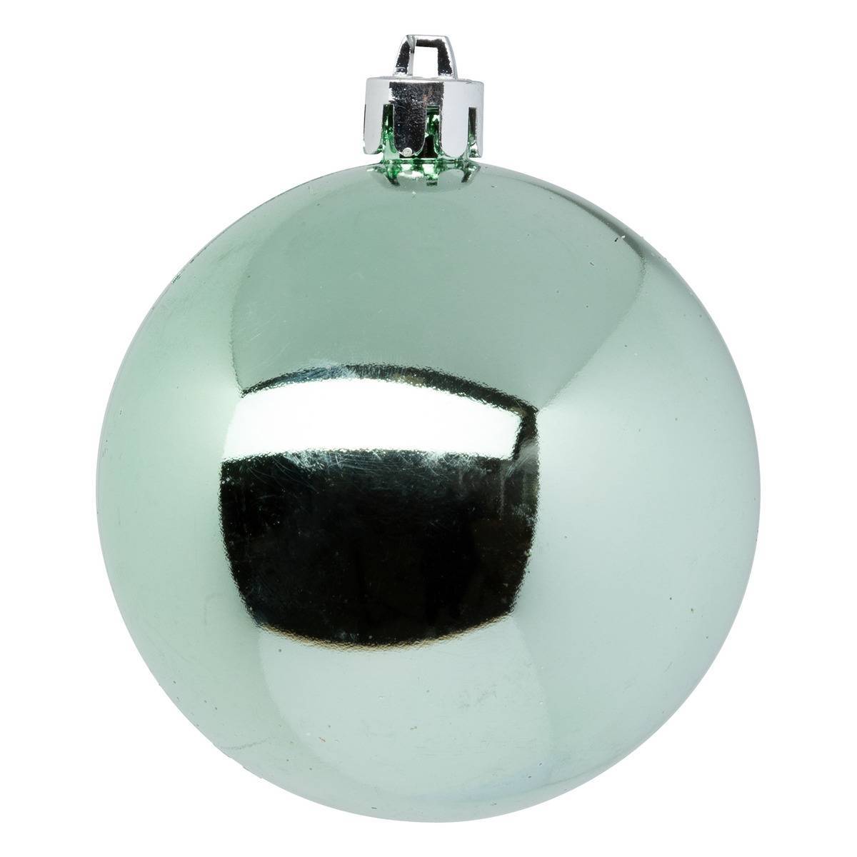 Atmosphera - Kit de 18 Boules de Noël vert amande ATMOSPHERA CREATEUR D'INTERIEUR - Image 4