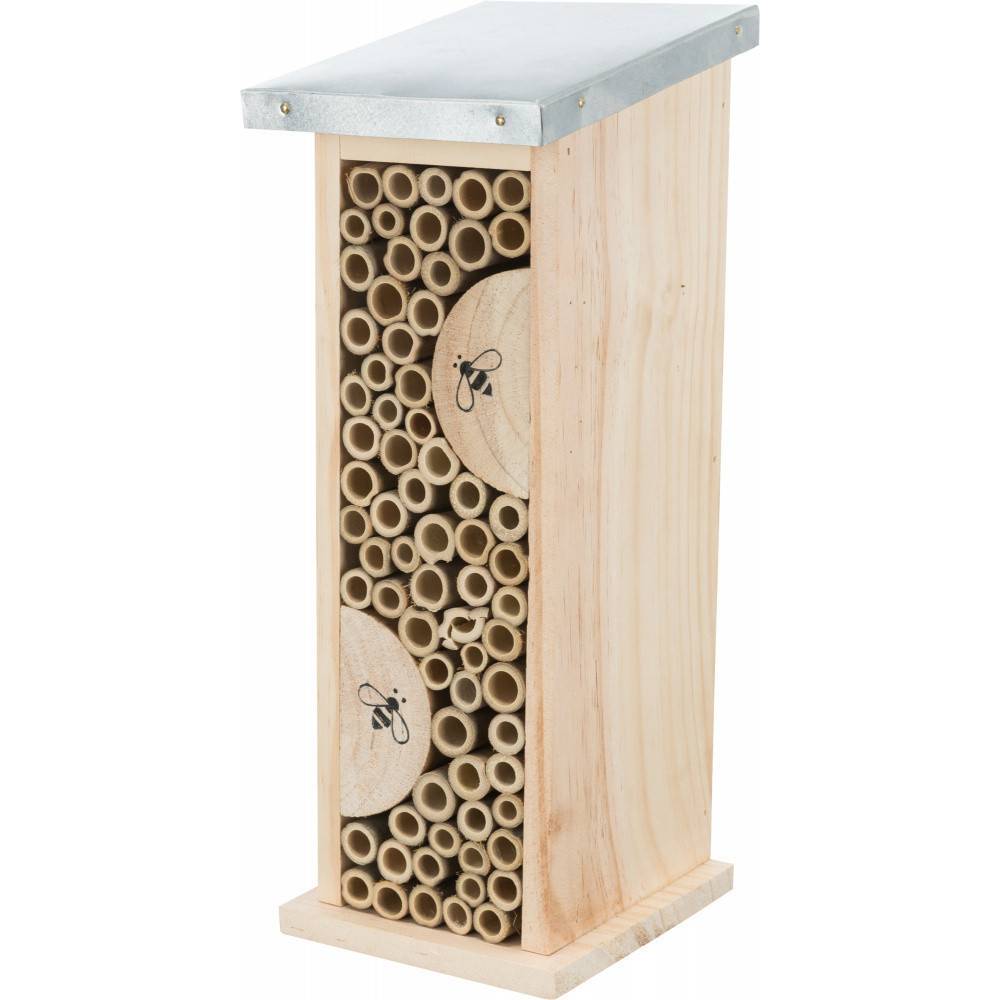 Animallparadise - animallparadise - Hôtel pour abeille, H30 X L9.5 X P14 cm. - Image 1