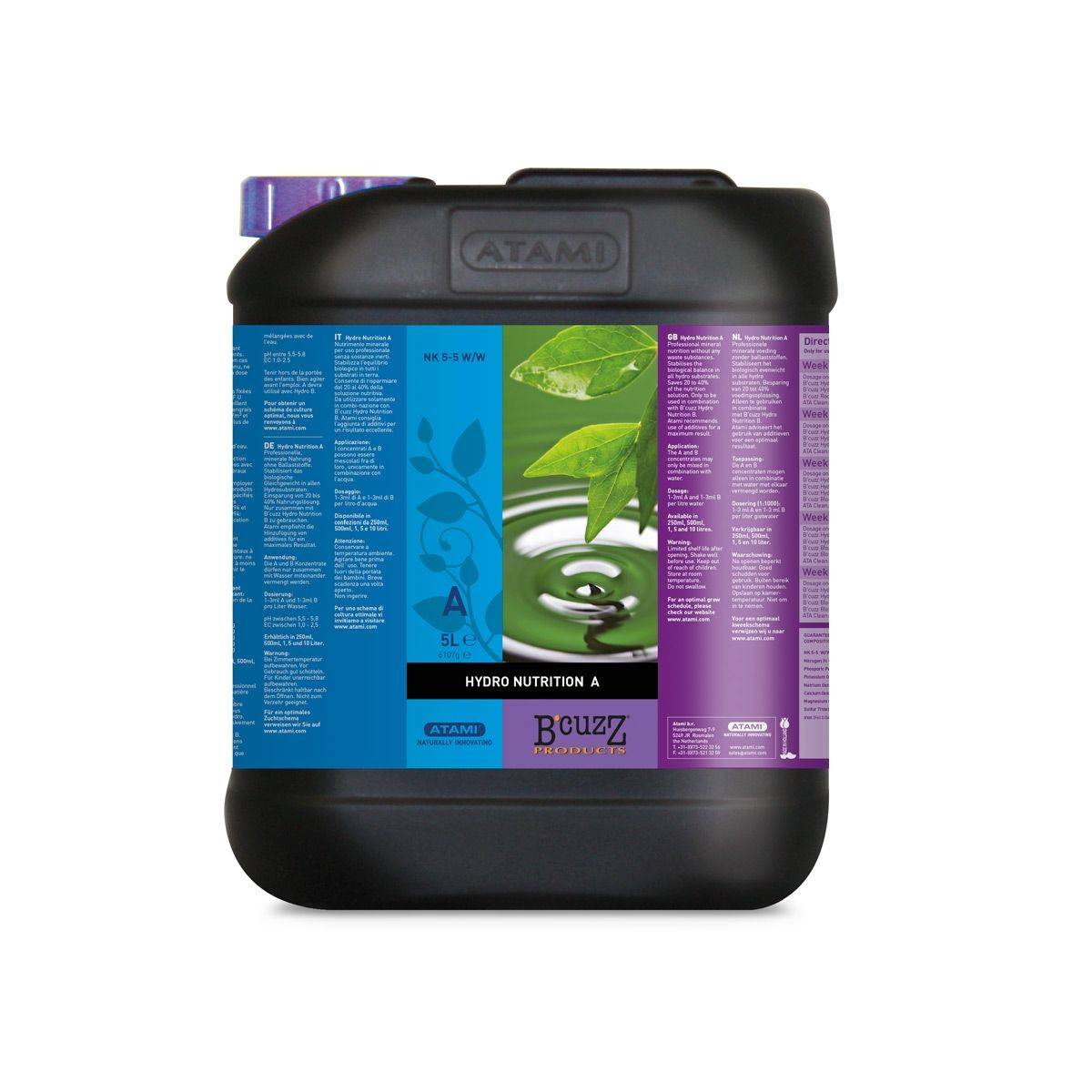 Engrais HYDRO Nutrition A - 5 litres - ATAMI