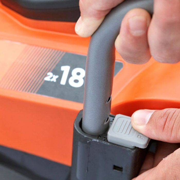 Tondeuse à Gazon sans fil18V, 33 cm - BLACK+DECKER - avec 2 batteries 18V 2.0Ah - chargeur - BCMW3318L2-QW - Image 3