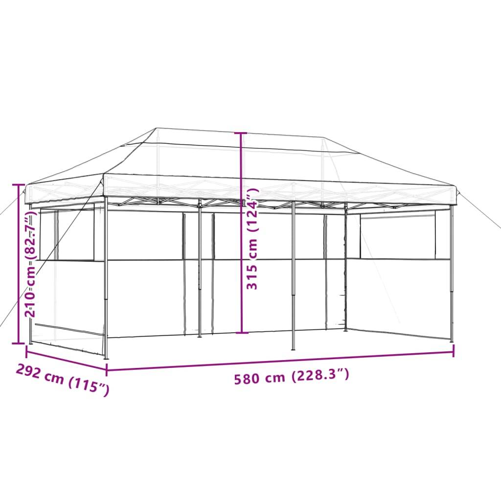 Maison Chic - Tente de réception pliable escamotable avec 3 parois latérales Maison Chic - Image 9