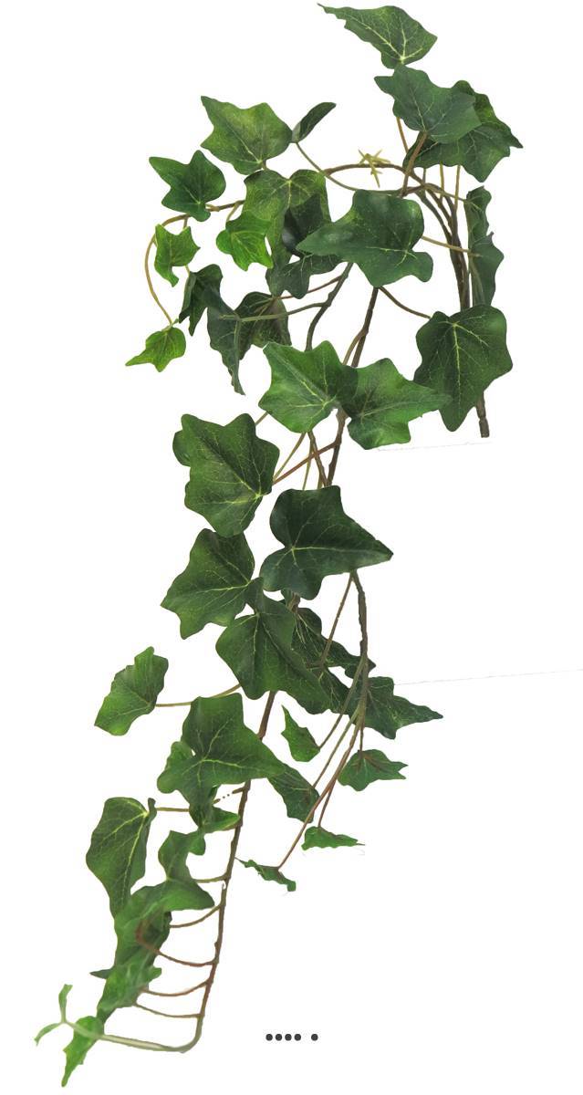 Lierre artificiel en chutes, 3 ramures, L 80 cm Vert - BEST - couleur: Vert - Image 2