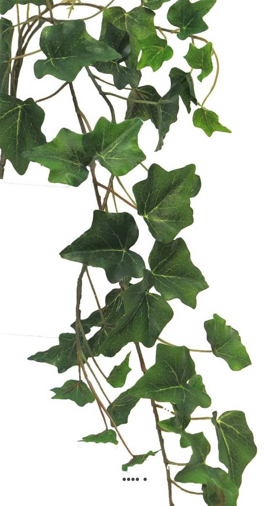 Lierre artificiel en chutes, 3 ramures, L 80 cm Vert - BEST - couleur: Vert - Image 4