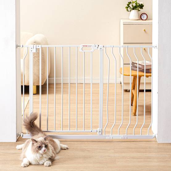 VEVOR Barrière de Sécurité Extensible Clôture Enfant Chien 75-123x76 cm Escalier - Image 8