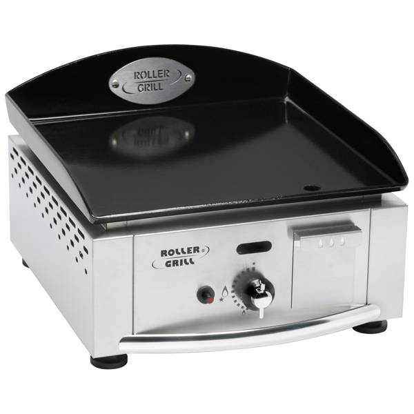 Plancha gaz 2750w plaque email 5mm 39x38cm PL400GE Roller Grill