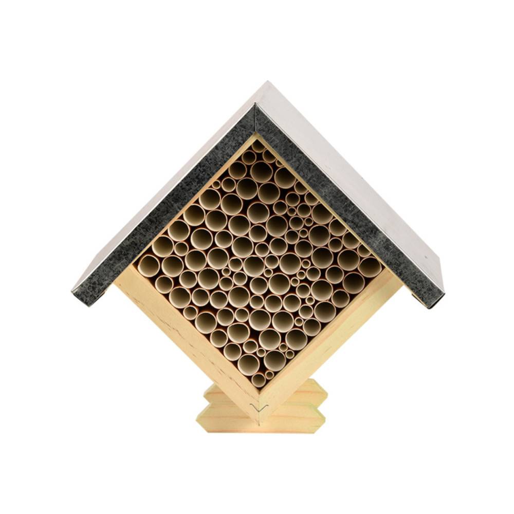Animallparadise - Maison à abeilles carrée, hauteur 18 cm en bois - Image 8