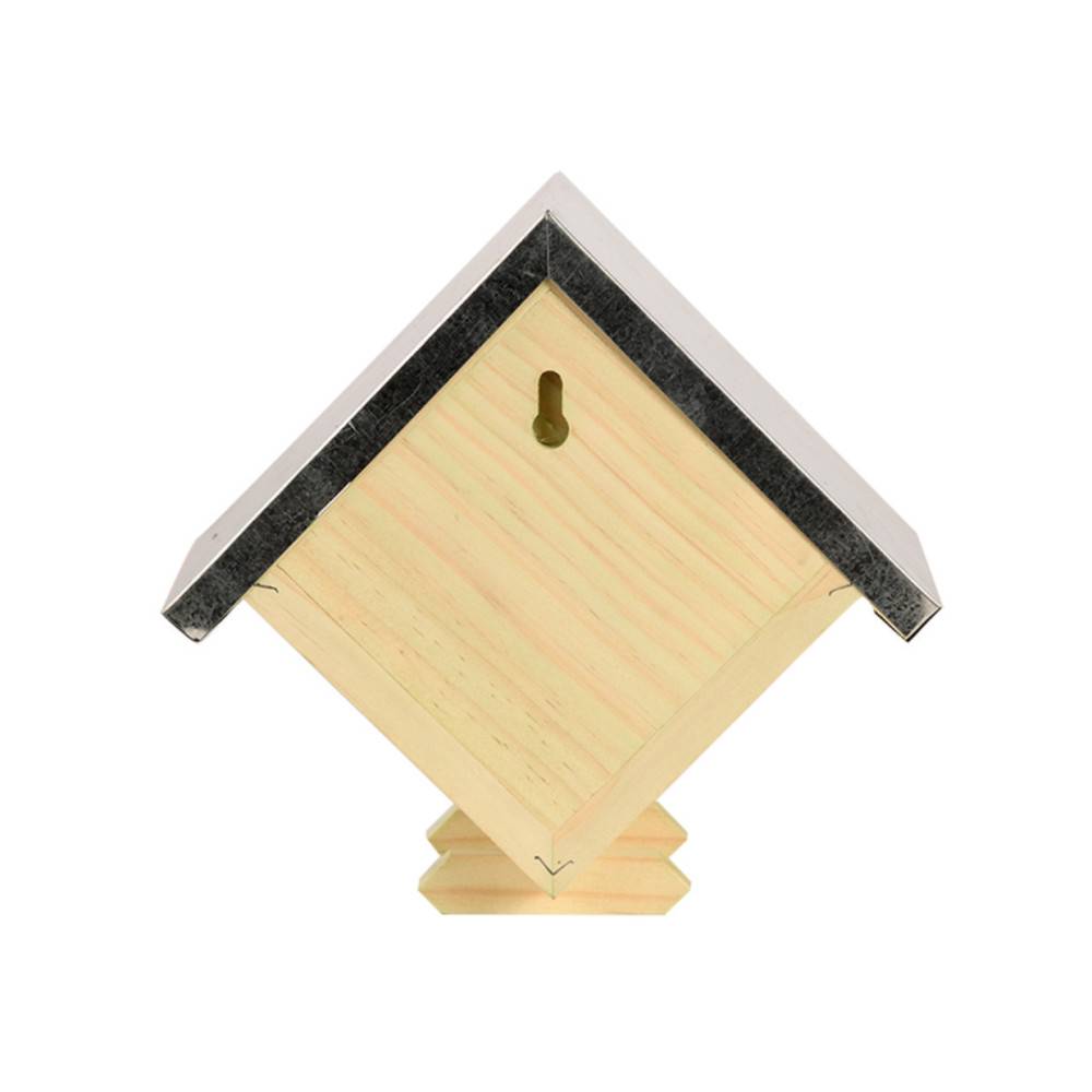 Animallparadise - Maison à abeilles carrée, hauteur 18 cm en bois - Image 4