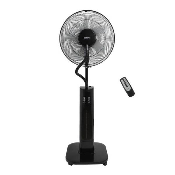 OCEANIC Ventilateur brumisateur sur pied 2 en 1- Ø44 cm - 70 W - 2 L - Télécommande - Minuterie - Image 1
