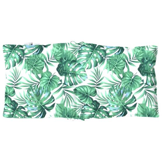 PANGIVO - Lot de 4 coussins de chaise à dossier bas tissu Oxford motif feuilles 100 x 50 x 7 cm - PANGIVO - Image 7