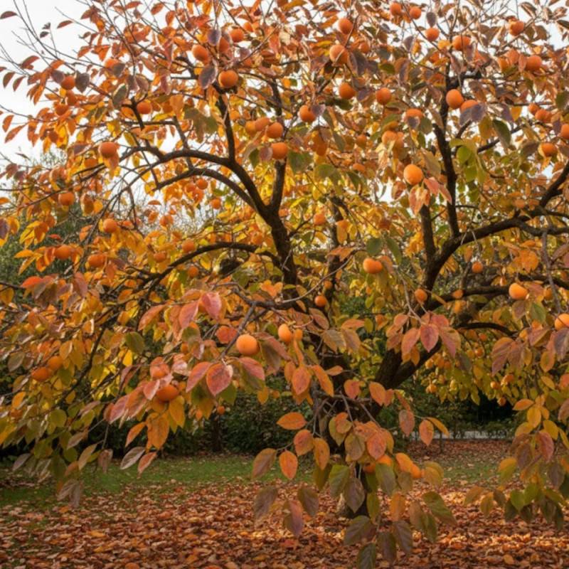 Plaqueminier Fuyu, Kaki, Diospyros - Bon rendement - Pot de 10L - Gobelet 2 ans - 120/150 cm - De 3,00 m à 5,00 m - Image 3
