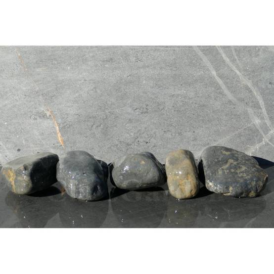 Gros Galet NOIR Mat 100-200 - pack 10 Galet - Image 6