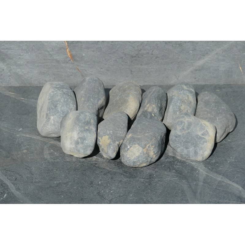 Gros Galet NOIR Mat 100-200 - pack 10 Galet - Image 3
