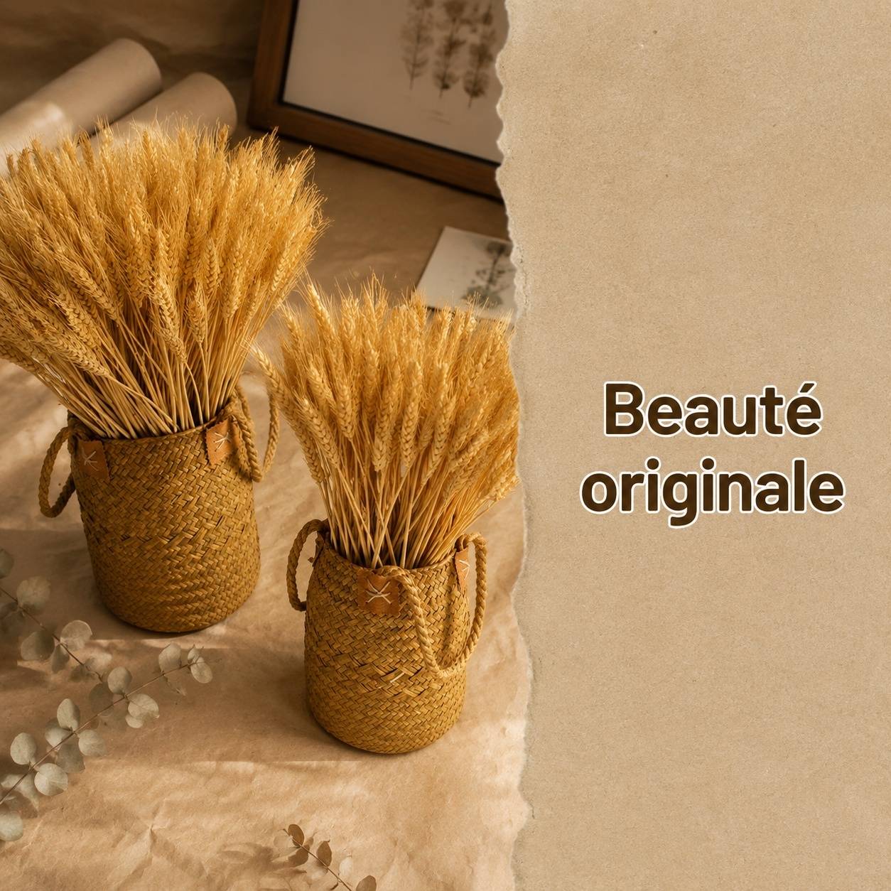 Décorations de Blé Séché Naturel Décoration Bohème Rustique pour Mariage Fête Maison - Image 4