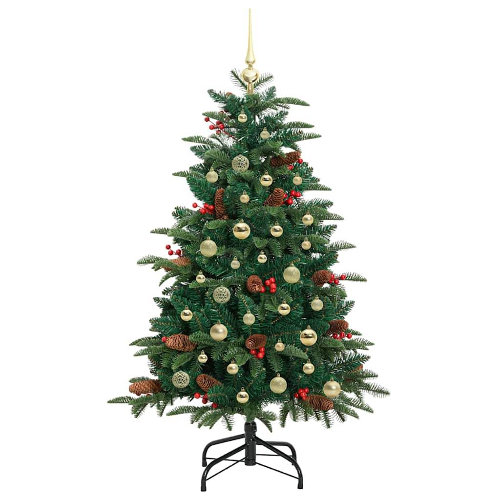 Sapin de Noël | Arbre de Noël artificiel Vert 150 cm PVC, métal et plastique Maison Chic - Image 4