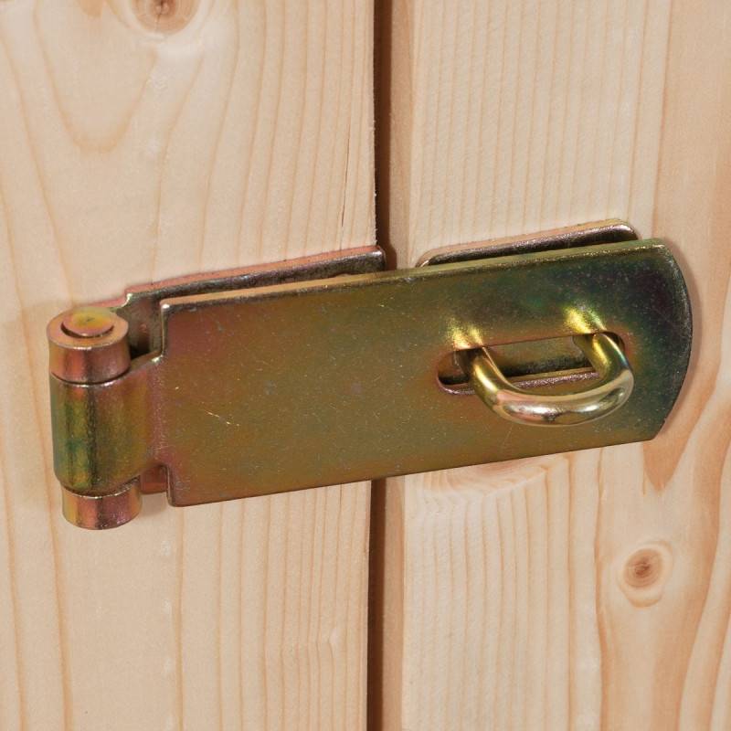 Abri de jardin 3,46m² épicéa nordique gris terre Karibu Stockach 2 avec double porte vitrée - Image 6