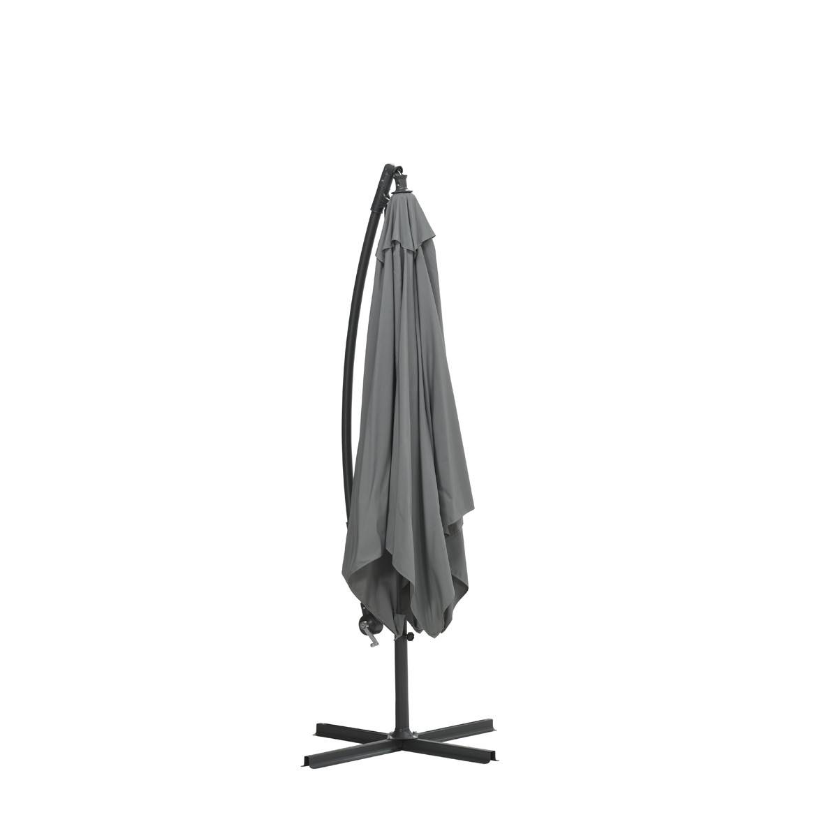 Garden Impressions - Parasol Corfu - 250 x 250 - gris claire - Garden Impressions - Image 2