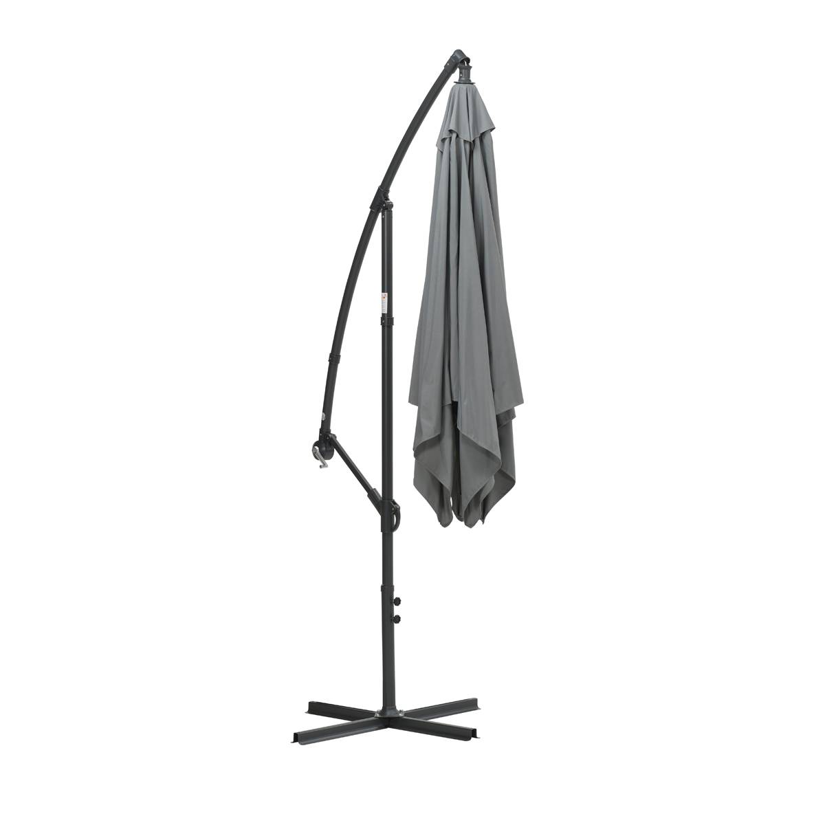 Garden Impressions - Parasol Corfu - 250 x 250 - gris claire - Garden Impressions - Image 3