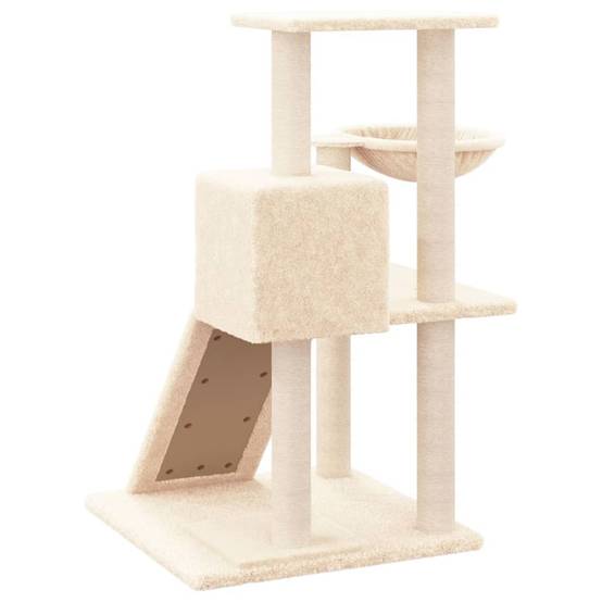 Vidaxl - Arbre à chat avec griffoirs en sisal Crème 82 cm vidaXL 171666 - Image 6