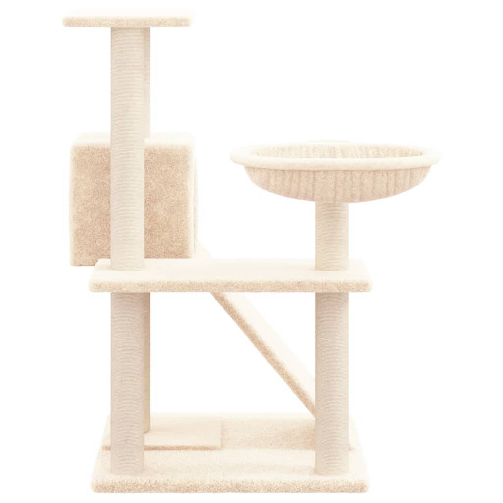 Vidaxl - Arbre à chat avec griffoirs en sisal Crème 82 cm vidaXL 171666 - Image 5