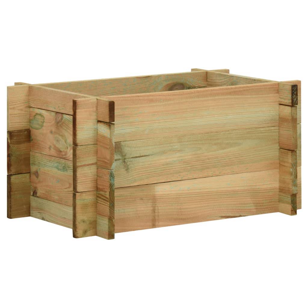 Jardinière surélevée pour légumes bois de pin imprégné 40 cm - Image 1