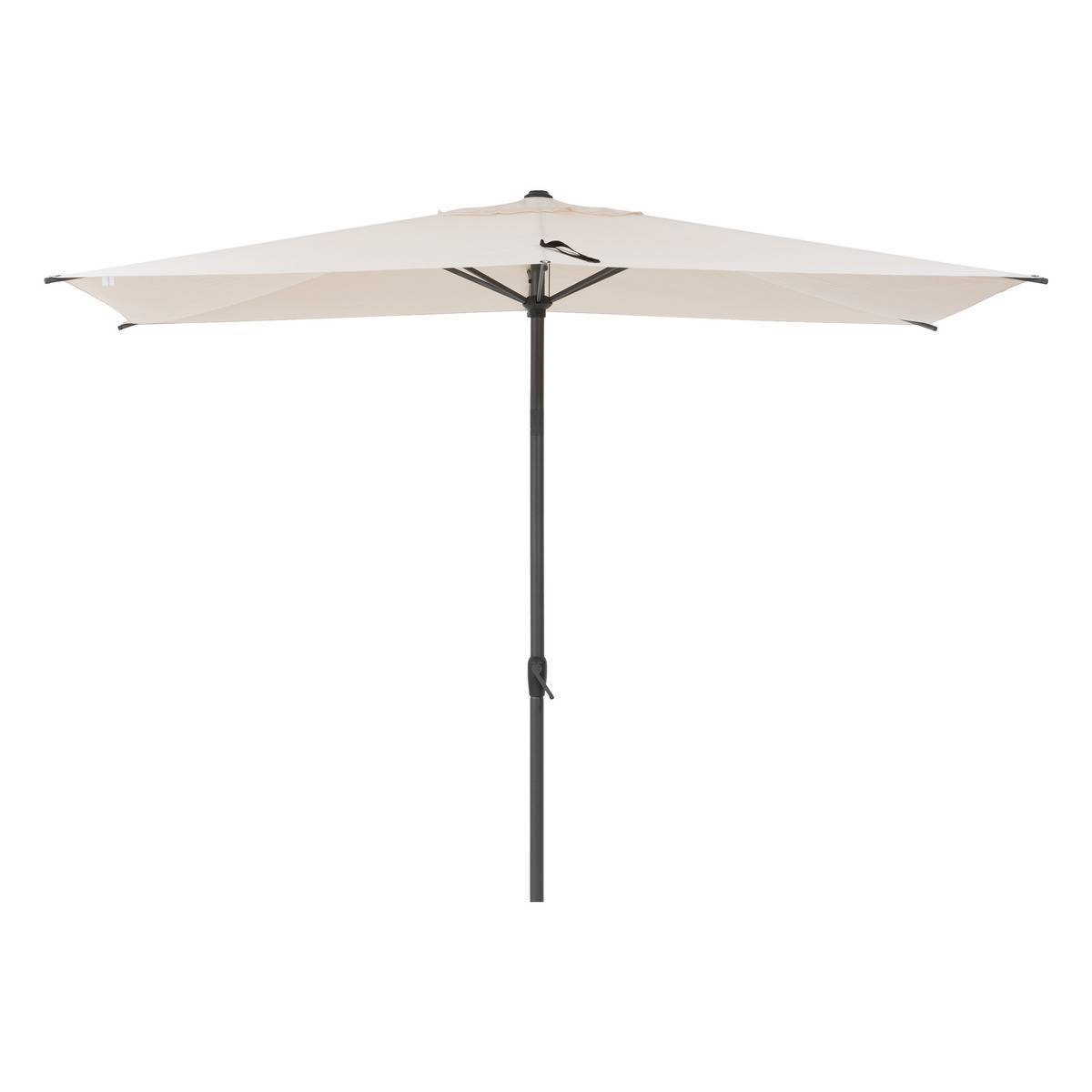Hesperide - Parasol droit rectangulaire inclinable "Loompa" blé 2,5x2,5m Hespéride - Image 2