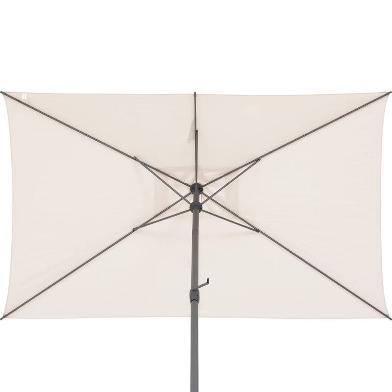 Hesperide - Parasol droit rectangulaire inclinable "Loompa" blé 2,5x2,5m Hespéride - Image 7