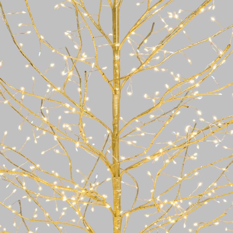 Lotti - Arbre Lumineux TILLEUL Champagne H200cm 1120 MicroLED FlashLED 4m+Ø110xH200cm Lotti - Image 4