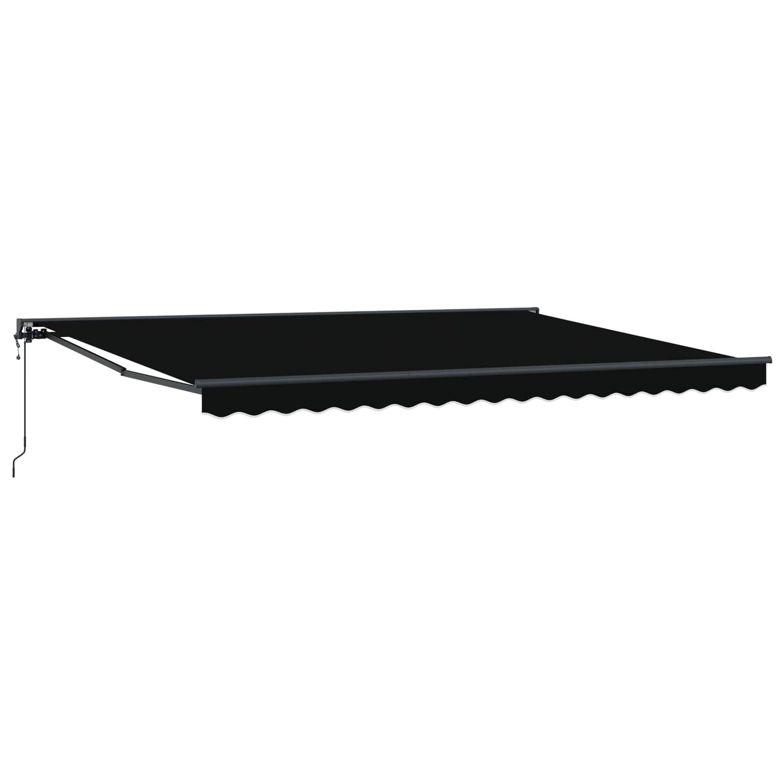 Vidaxl - Cadre d'auvent Noir 450 × 300 cm Polyester avec revêtement PU vidaXL 3330968 - Image 2