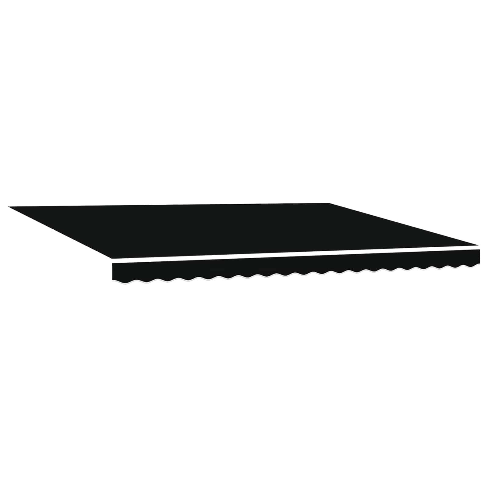 Vidaxl - Cadre d'auvent Noir 450 × 300 cm Polyester avec revêtement PU vidaXL 3330968 - Image 5