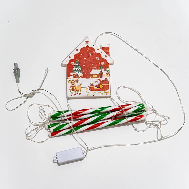 Lumière d'échelle de décoration murale de fenêtre de noël, norme européenne, lumière chaude, igloo, 3 mètres, 228 lumières - Image 4