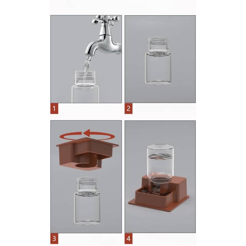 Lot De 2 Distributeurs D'Eau Automatiques Pour Petits Animaux - Lytech - Image 3