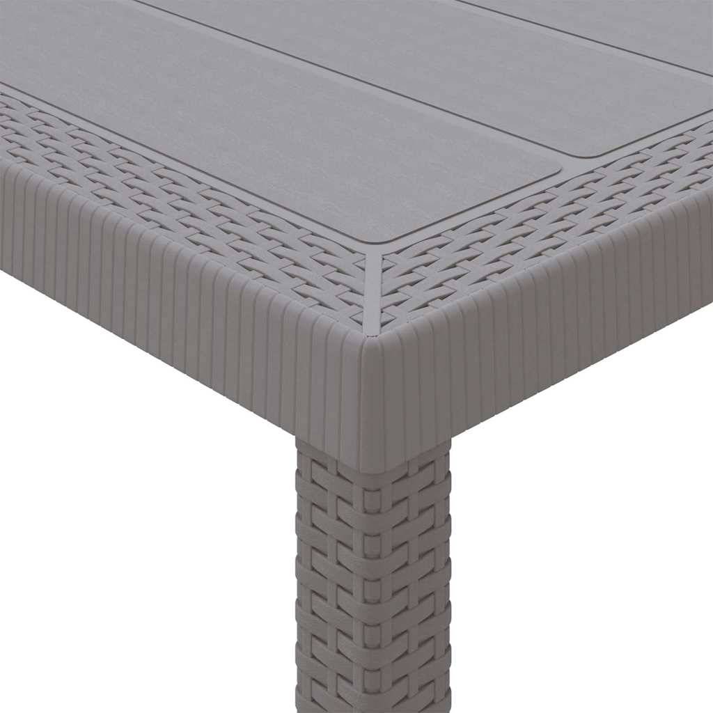 ComfortXL - Table et Chaises de Jardin 12 Places Résine Tressée avec Coussins Anthracite pour Réceptions Gris Clair – ComfortXL Outdoor Living - Image 7