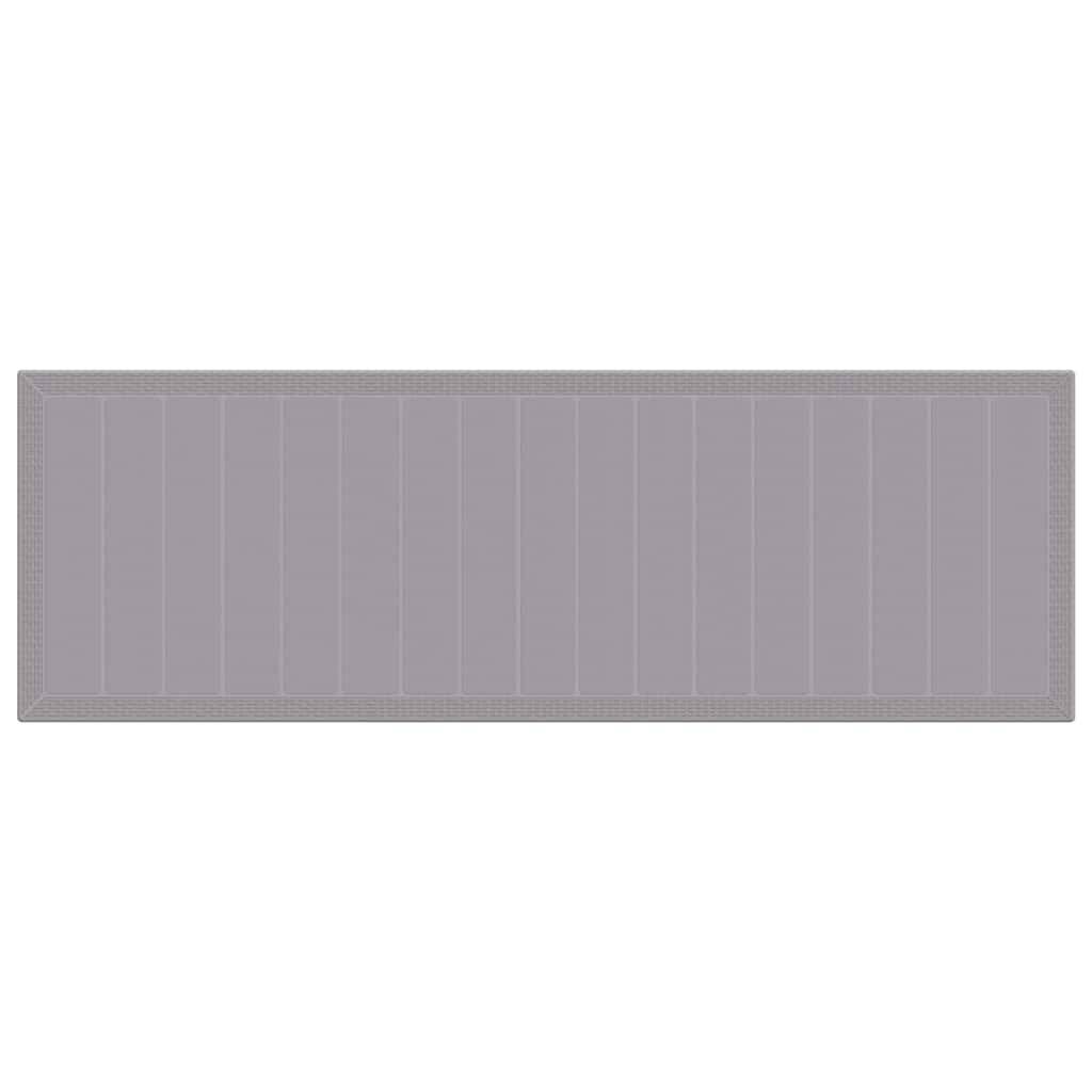 ComfortXL - Table et Chaises de Jardin 12 Places Résine Tressée avec Coussins Anthracite pour Réceptions Gris Clair – ComfortXL Outdoor Living - Image 6