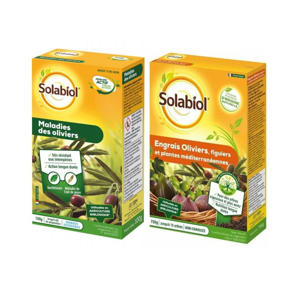 Multitanks - Pack Solabiol Maladies et Engrais pour Oliviers : Traitement et Fertilisation