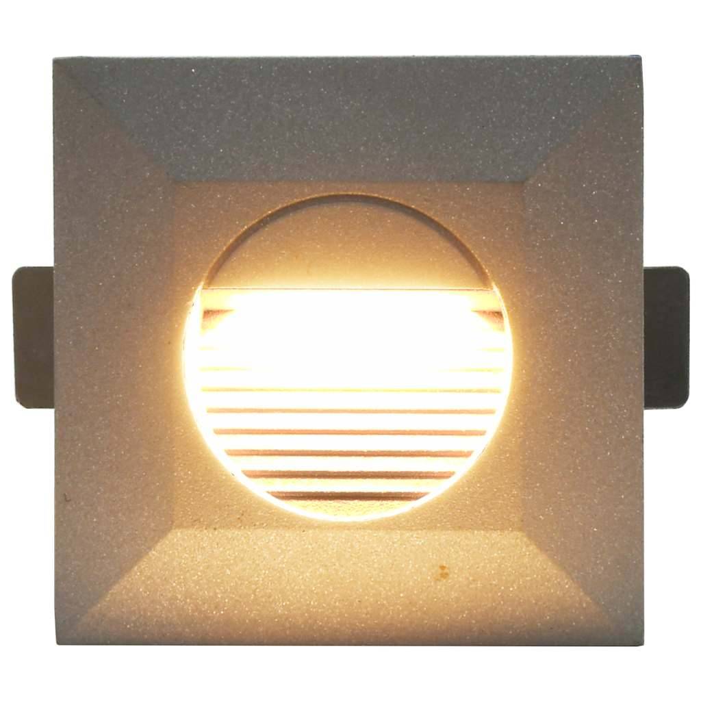 6pcs Appliques murales LED extérieures - Lampes murales extérieures 5 W Argenté Carré g196 - Image 4