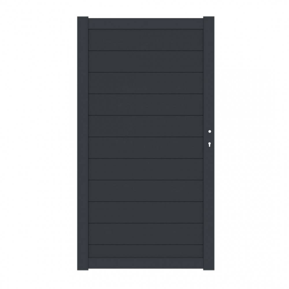 Decklinea - Portillon Aluminium 980x1830mm - Porte de Clôture - Image 1
