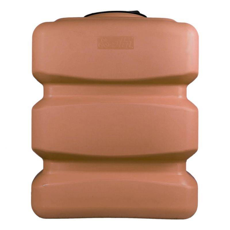 Cuve récupération eau de pluie 500L - Réservoir aérien compact Terracotta - Polyéthylène - ELBI CPN - Image 5