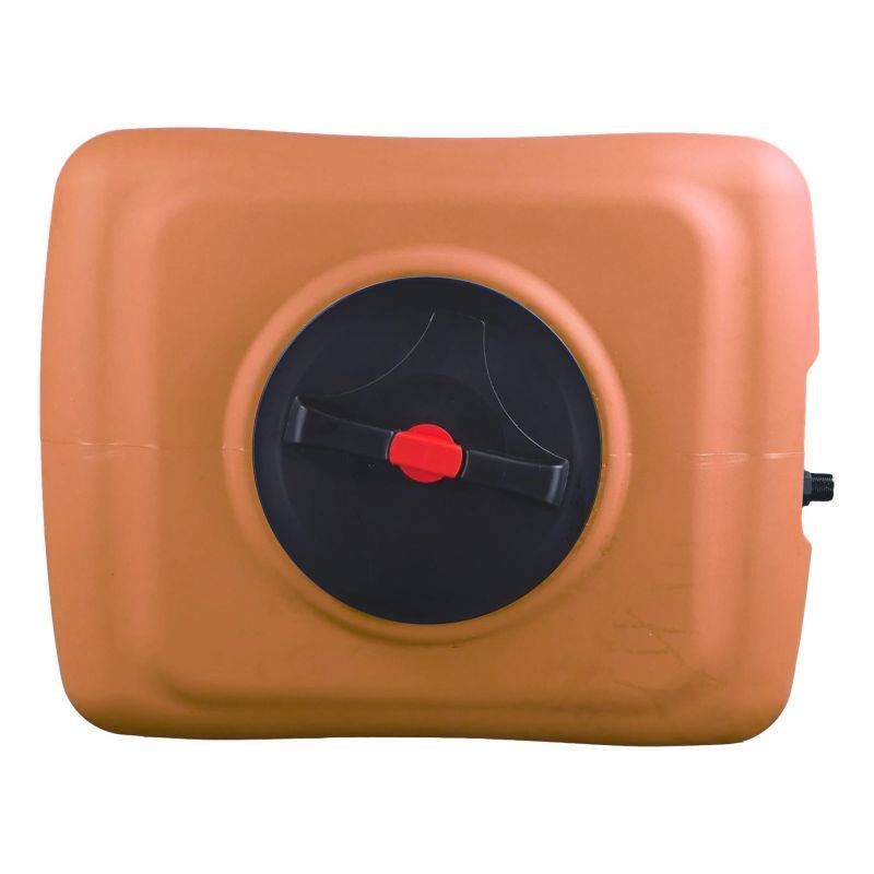 Cuve récupération eau de pluie 500L - Réservoir aérien compact Terracotta - Polyéthylène - ELBI CPN - Image 7