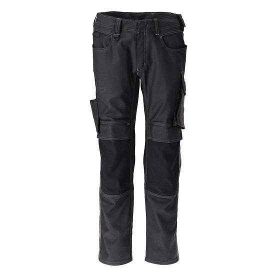 Pantalon de travail avec poches genouillères MASCOT Unique - 21979-459-Noir-40-90