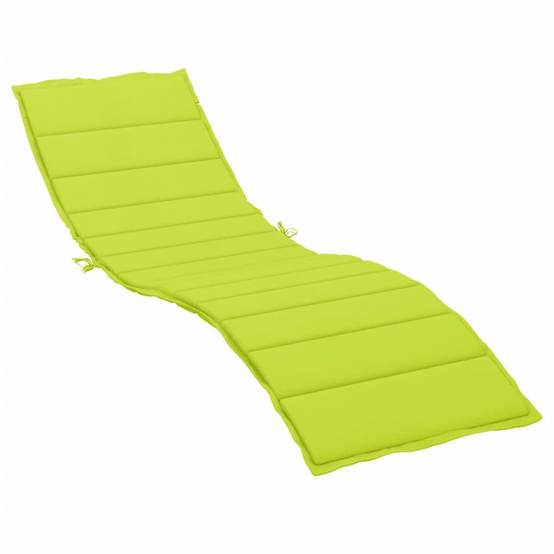 Coussin Bain de soleil | Coussin de chaise longue vert vif 200x50x3 cm tissu oxford Maison Chic - Image 1