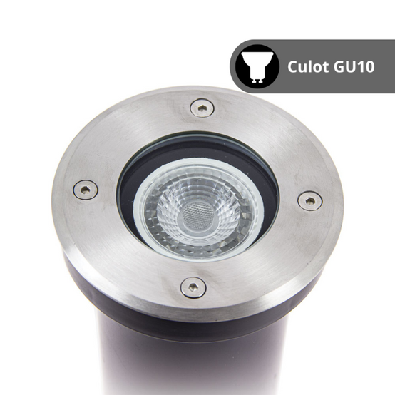 Xanlite - Spot Culot GU10 IP67 230V Inox 304 (Ampoule non incluse) - SPT230GR - Image 4