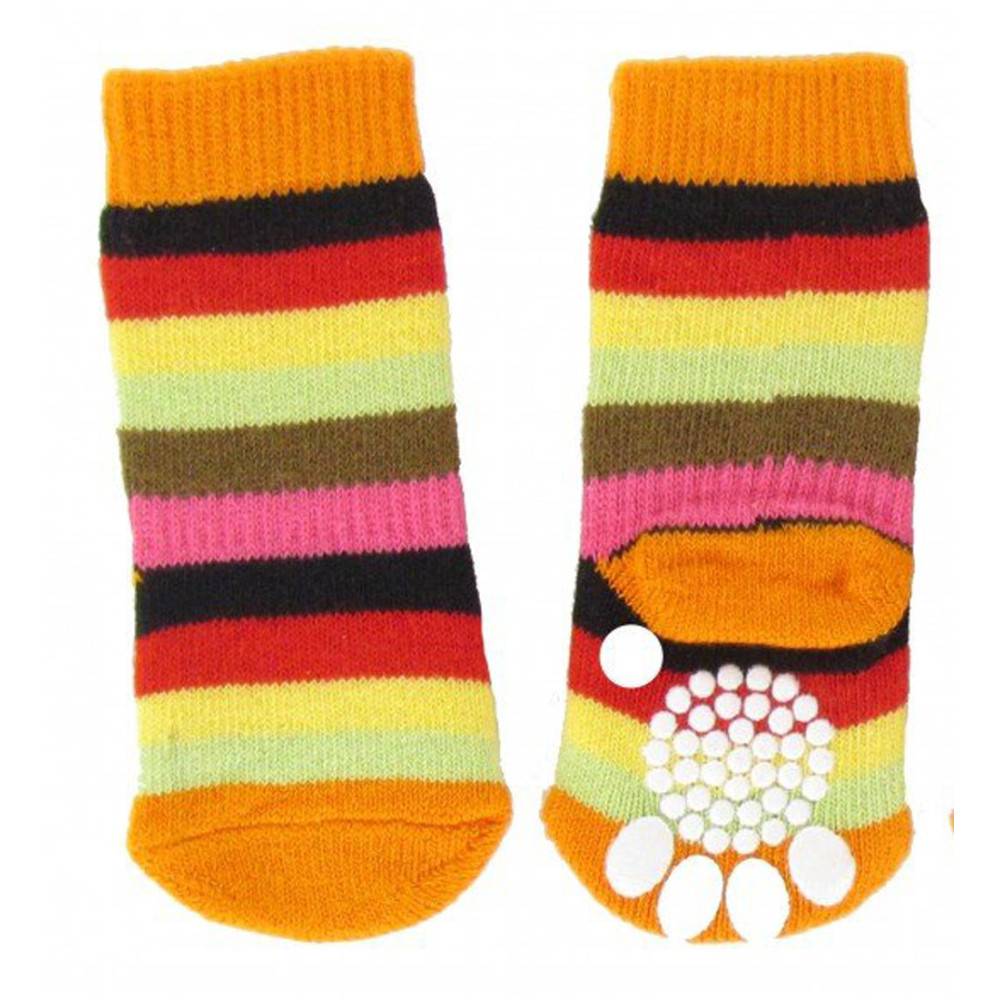 Chaussettes chaude antidérapante 1 paire Taille XS pour chien - Image 1