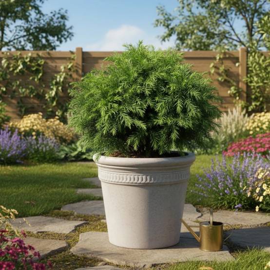 Cèdre du Japon Monstrosa Nana, Cryptomeria - Pot de 5L - 40/60 cm - Image 4